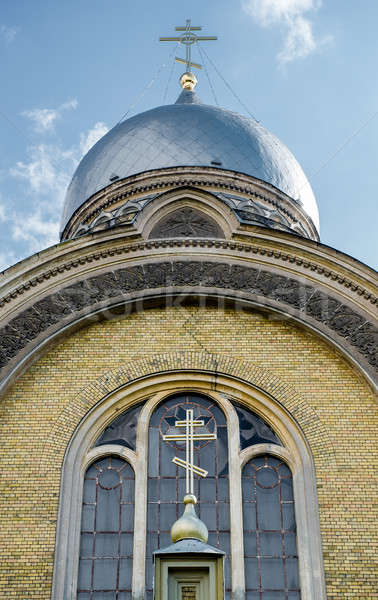 The Cathedral of the Holy Trinity facade. Riga, Latvia Stock photo © amok