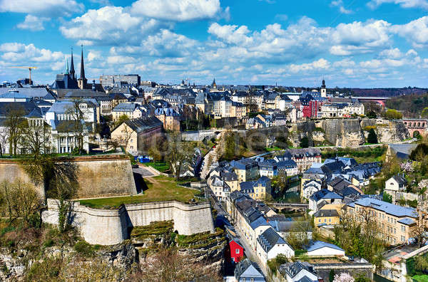 Luxembourg cityscape. Western Europe Stock photo © amok