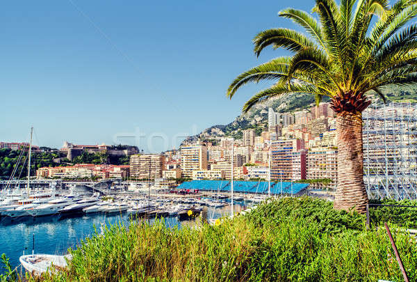 Porta Monaco città panorama architettura case Foto d'archivio © amok