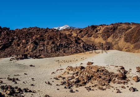 Lunar landscape of Teide National Park. Tenerife. Canary Islands Stock photo © amok