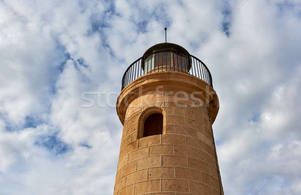 Lighthouse of Roquetas de Mar. Province of Almeria. Spain Stock photo © amok