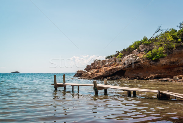 Nudist beach. Ibiza. Balearic Islands, Spain Stock photo © amok