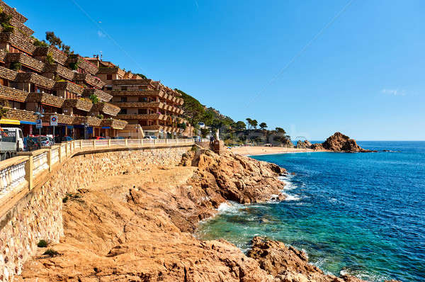 Spanish resort town of Tossa de Mar, Costa Brava, Catalonia. Spa Stock photo © amok