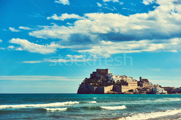 Castillo del Papa Luna. Spain Stock photo © amok