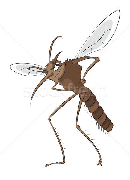 Ruim mosquito vetor imagem grande lol Foto stock © Amplion