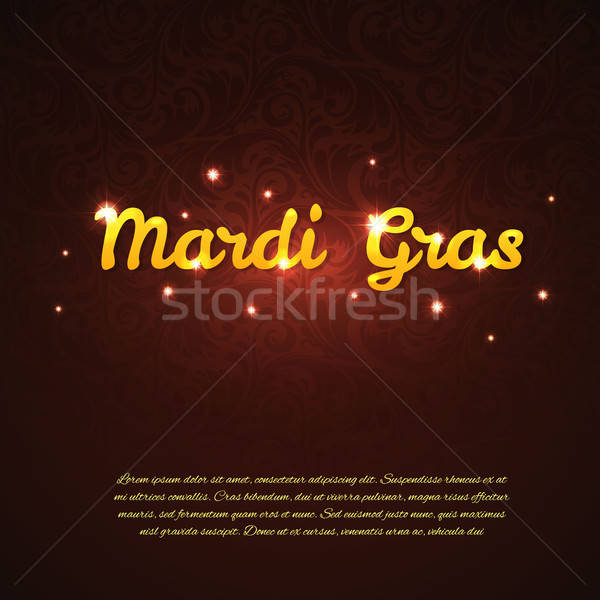 Mardi Gras red background Stock photo © anastasiya_popov