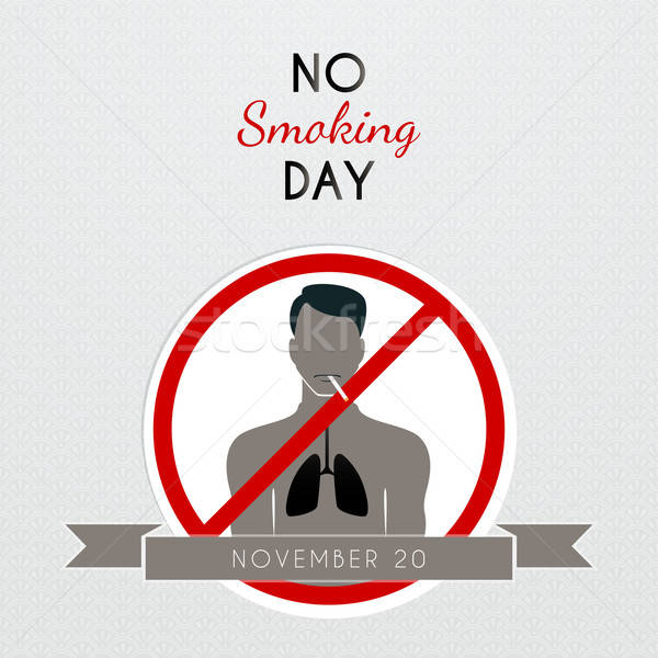 No smoking day poster Stock photo © anastasiya_popov