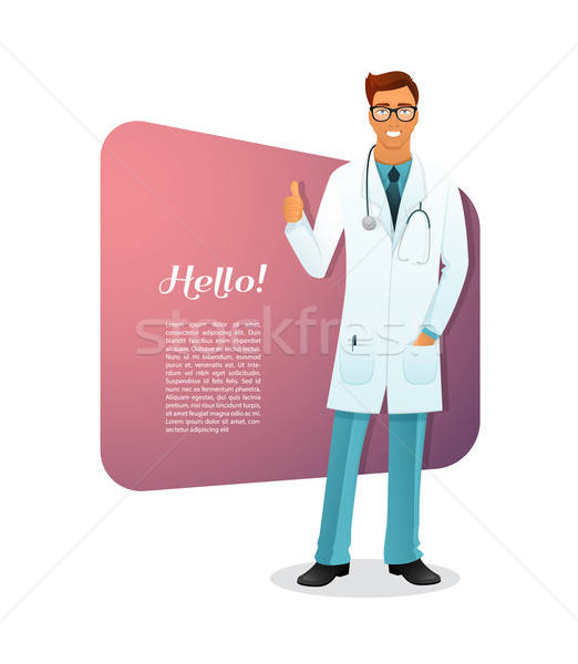 Doctor character man image Stock photo © anastasiya_popov