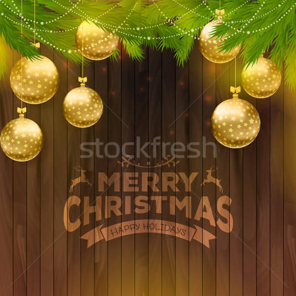 Zdjęcia stock: Christmas · tekstury · drewna · lasu