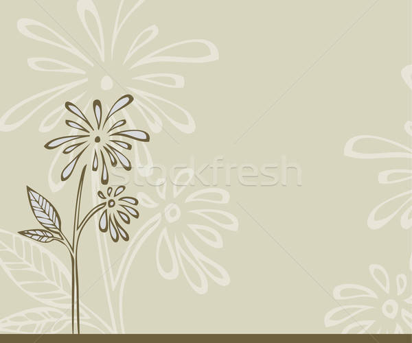 Stock photo: Floral backgrond