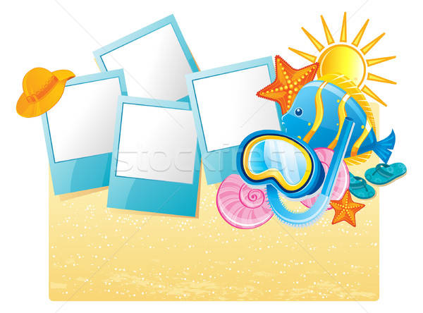 Summer tropical banner Stock photo © anastasiya_popov