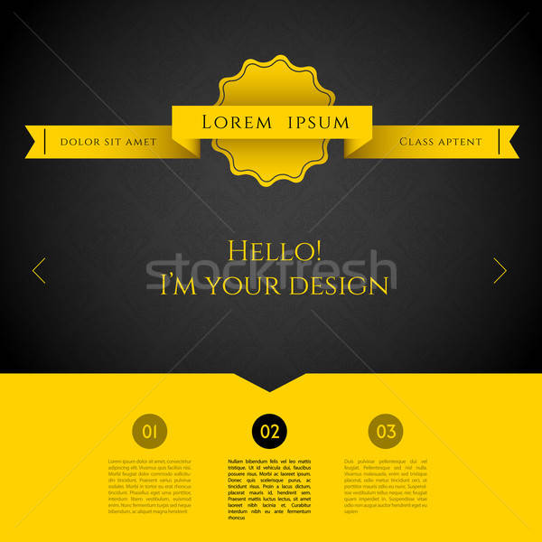 Blurred web design template Stock photo © anastasiya_popov