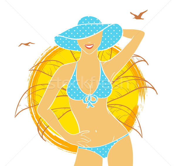 Summer woman Stock photo © anastasiya_popov