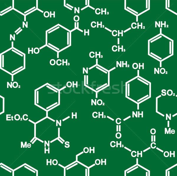 Chemie organisch formules onderzoek onderwijs Stockfoto © anbuch