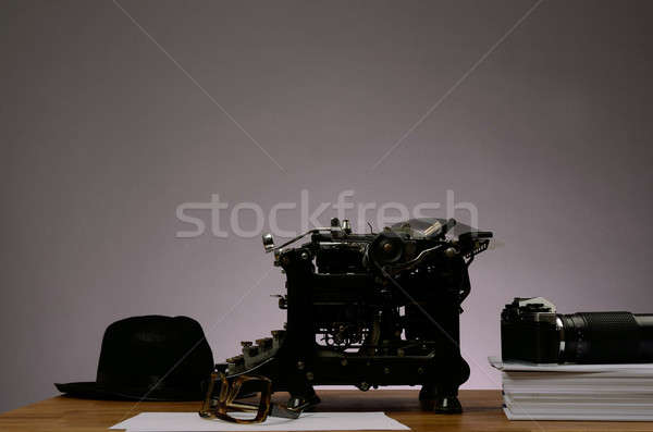 Stock photo: Old typewriter