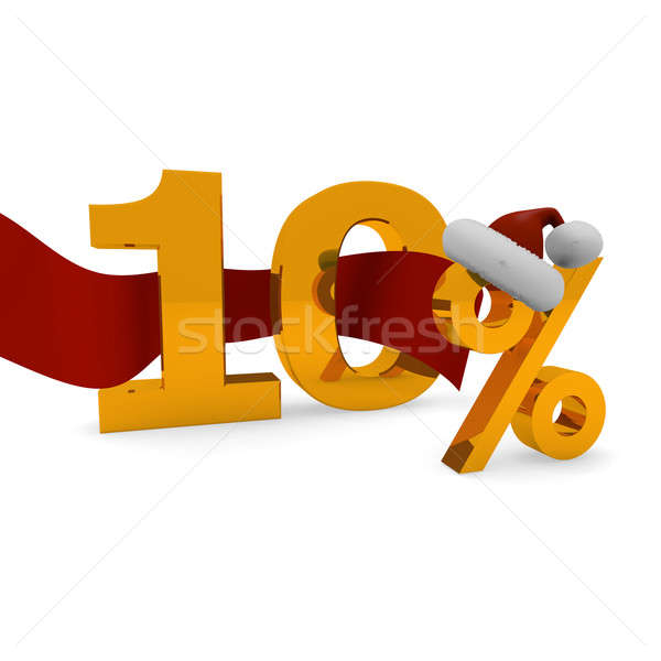 Tem percent discount Stock photo © andreasberheide