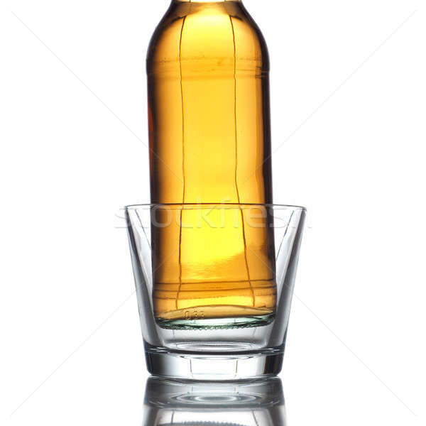 Gesunden trinken Erfrischung Flasche Saft Bier Stock foto © andreasberheide