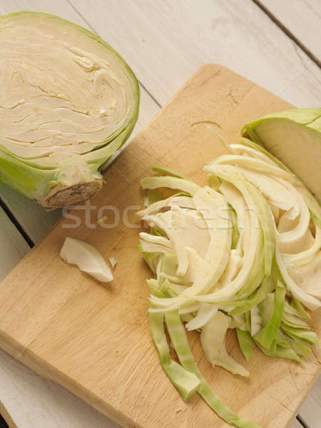 Healthy white cabbage Stock photo © andreasberheide