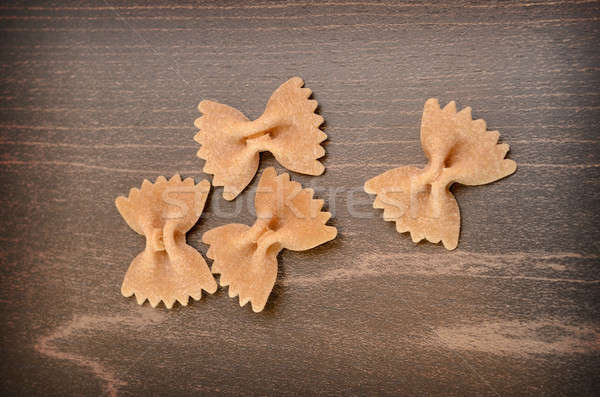 Stock photo: Organic farfalle