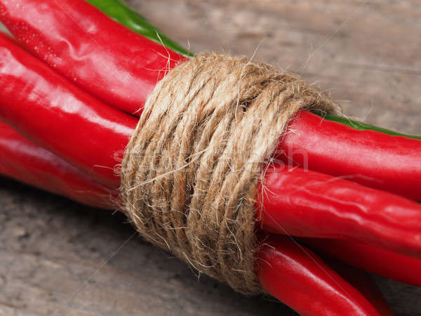 Bunch of spicy chilies Stock photo © andreasberheide