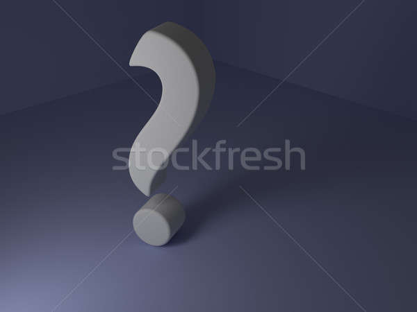 Question mark Stock photo © andreasberheide