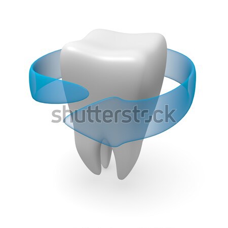 Proteção seta saudável dente médico limpeza Foto stock © andreasberheide