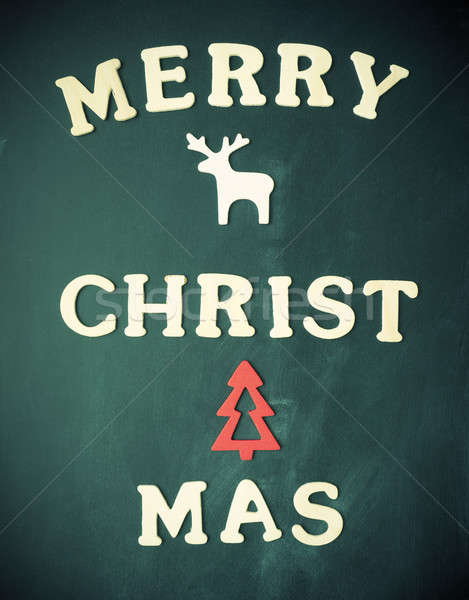 Merry Christmas background Stock photo © andreasberheide