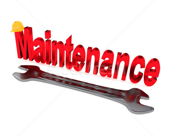 Stock photo: Maintenance concept, 3d illustration