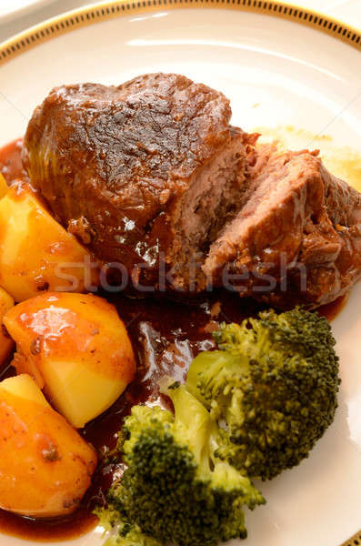 Beef roulade Stock photo © andreasberheide