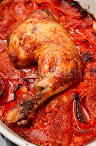 Stock photo: Spicy chicken