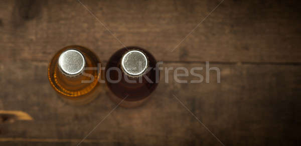 Two bottles of apple juice Stock photo © andreasberheide