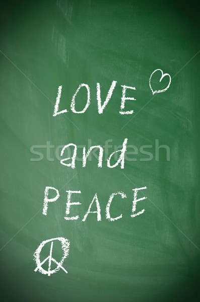 Love and peace Stock photo © andreasberheide