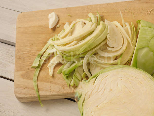 Healthy white cabbage Stock photo © andreasberheide