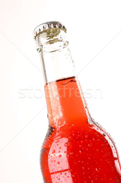 Holunder Saft kalten Flasche weiß Obst Stock foto © andreasberheide