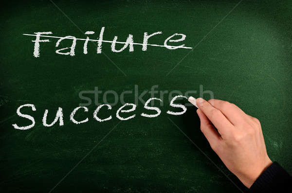 Success concept on a chalkboard Stock photo © andreasberheide