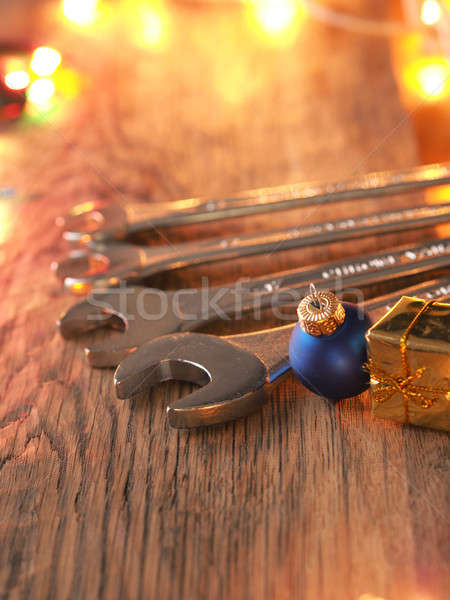 Christmas service or tools cocnept Stock photo © andreasberheide