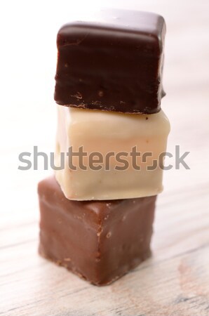 Chocolate dices Stock photo © andreasberheide