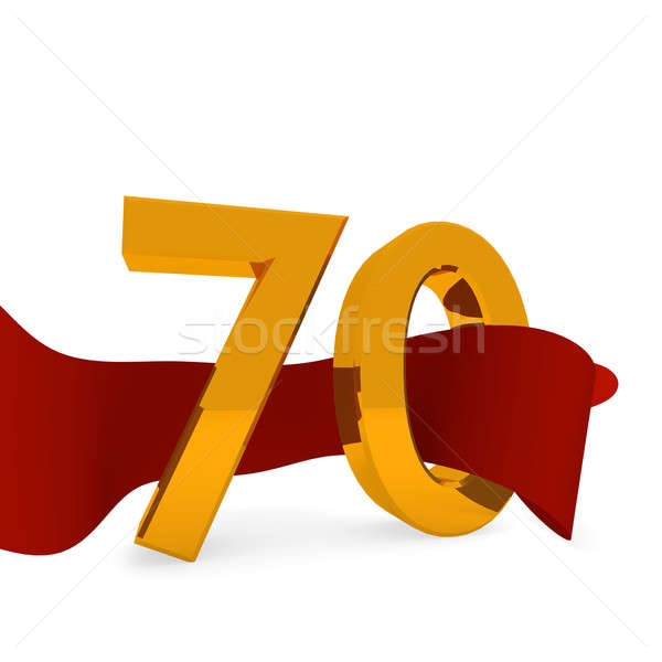 Golden 70 Stock photo © andreasberheide