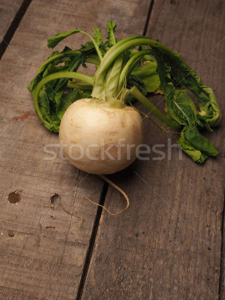 May turnip on wood Stock photo © andreasberheide