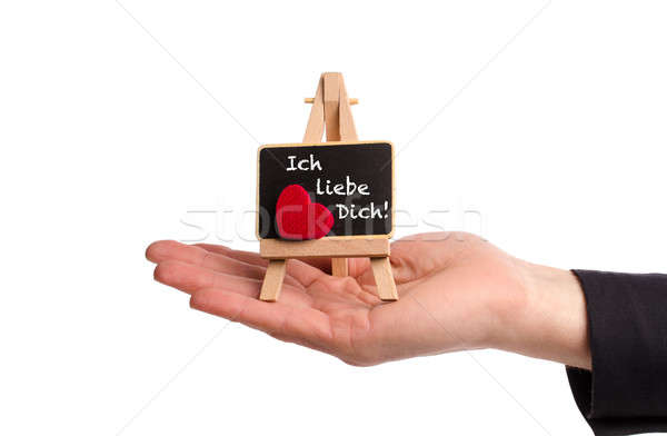 Ich liebe Dich! Stock photo © andreasberheide