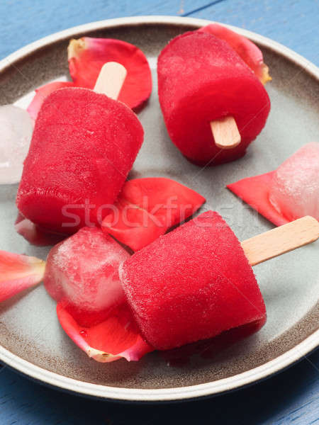 Fruity red water ice Stock photo © andreasberheide