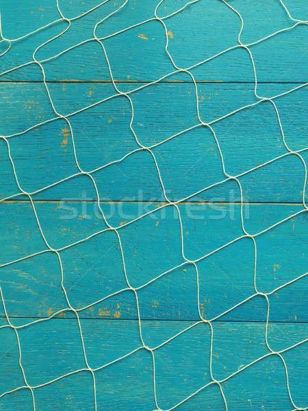 Viharvert fa halászháló öreg fa textúra tengeri hal Stock fotó © andreasberheide