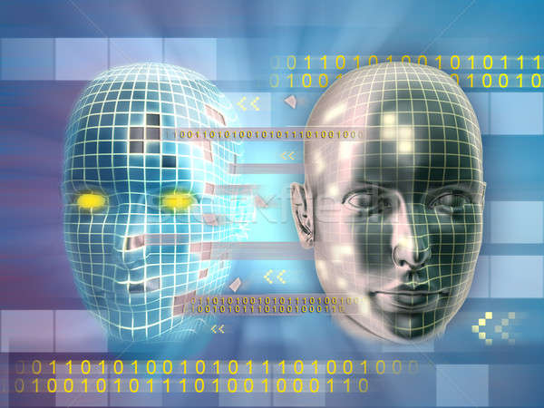 個人情報の盗難 クローニング アイデンティティ を デジタルイラストレーション コンピュータ ストックフォト © Andreus