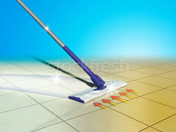 Floor cleaning Stock photo © Andreus