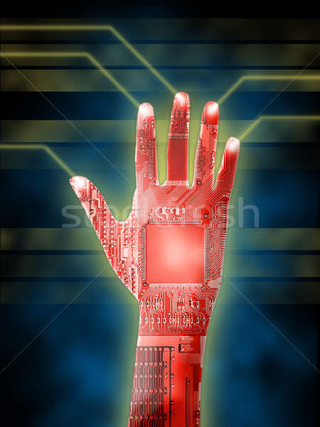 Cybernetic hand Stock photo © Andreus
