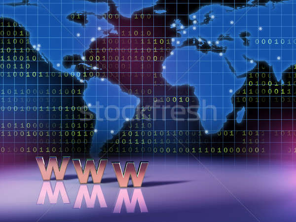 Stock photo: World wide web