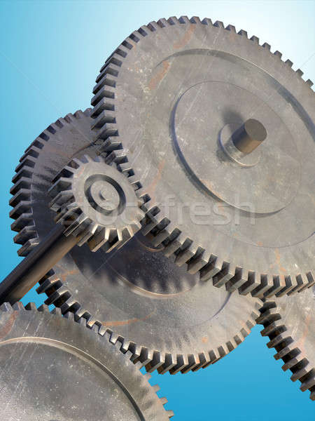 Gear mechanism Stock photo © Andreus