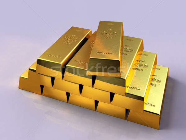 Gold bars Stock photo © Andreus