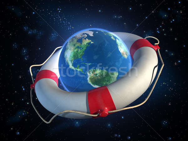 Saving planet Earth Stock photo © Andreus