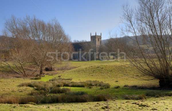 Cotswold church Stock photo © andrewroland